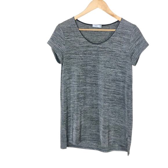Vince Knit T-shirt Crew Neck Space Dye Size Small - Picture 1 of 3